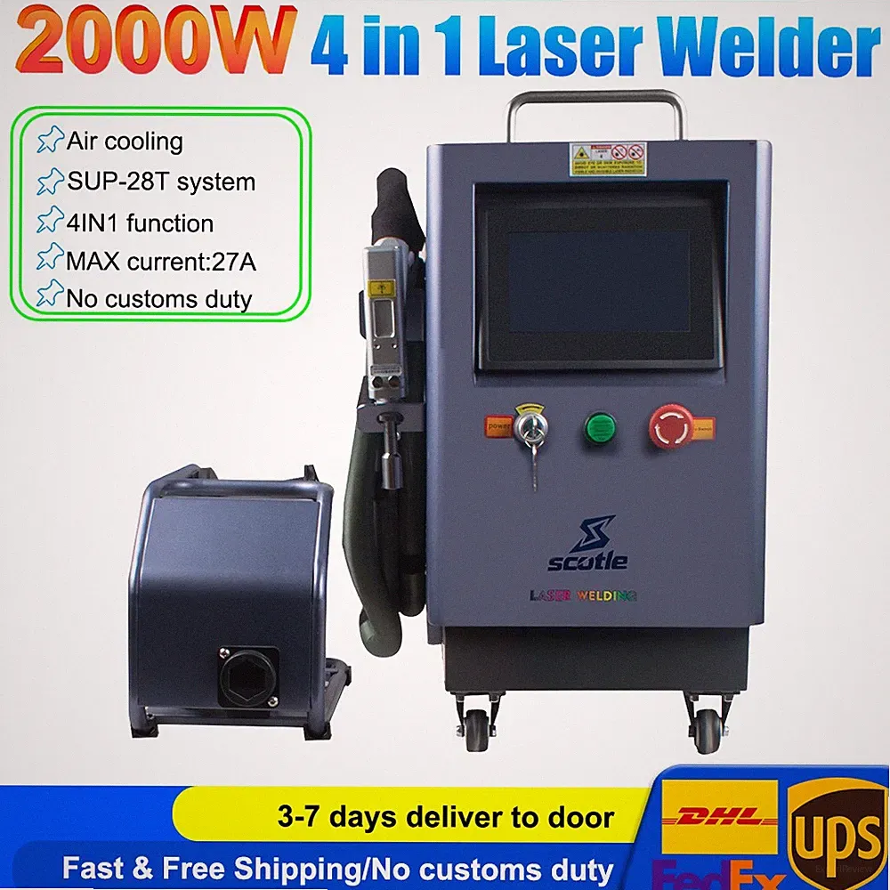 CNCZONE 2000W Faserlaser Schweiß- und Reinigungsgerät